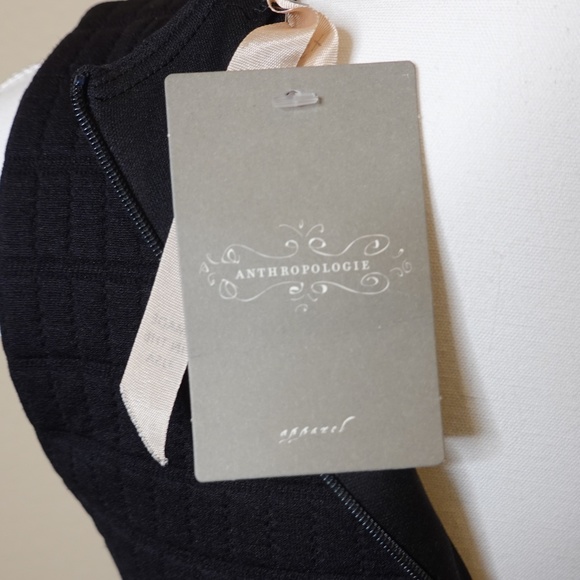 Anthropologie Bailey 44 Black Skater Fit & Flare Sleeveless Dress - Picture 7 of 10